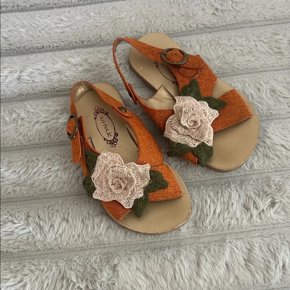 2 Pairs Floral Girls Joyfolie Sandals - 9